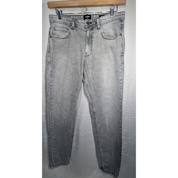 Cotton On Men’s Tapered Jeans 32 Faded Gray Modern Minimal Streetwear Denim - Picture 3 of 10